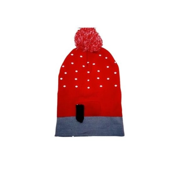 #K9 Christmas Light up Knit Llama Hat - Picture 4 of 7